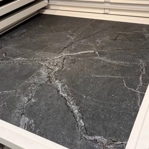 Универсальная плитка (керамогранит) Farro Franca Nero Sugar Carving Dark 120x60 см